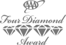 The image features the "Four Diamond Award" logo, including four stylized diamond shapes and decorative text.